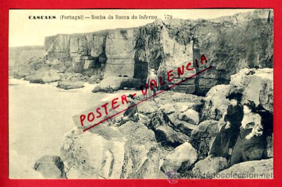 Postkarten: POSTAL, CASCAES, PORTUGAL, ROCHA DA BOCCA DO INFERNO,    P71013