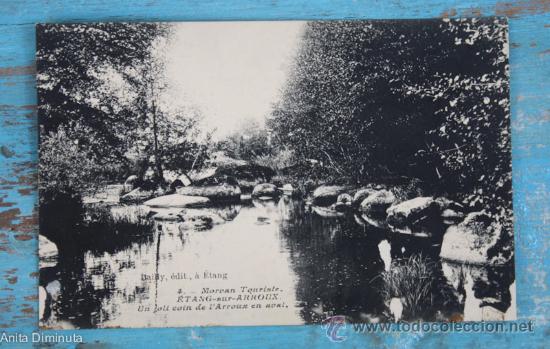 Postales: ANTIGUA POSTAL DE FRANCIA - MORVAN TOURISTE - ETANG SUR ARROUX - UN JOLI COIN DE L'ARROUX EN AVAL