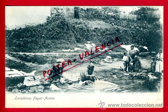 Cartoline: POSTAL, A&Ccedil;ORES, PORTUGAL, LAVADEIRAS FAYAL,   P71231