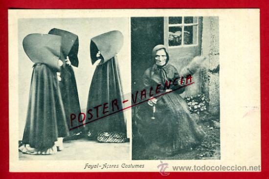 Cartoline: POSTAL, A&Ccedil;ORES, PORTUGAL, FAYAL, COSTUMES,   P71232