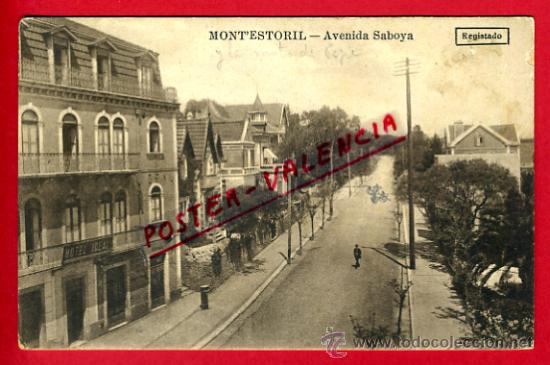 Cartoline: POSTAL, ESTORIL, PORTUGAL, AVENIDA SABOYA,   P71243