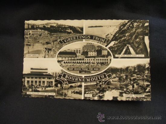 Postales: GREETINGS FROM BOURNEMOUTH - - Foto 1