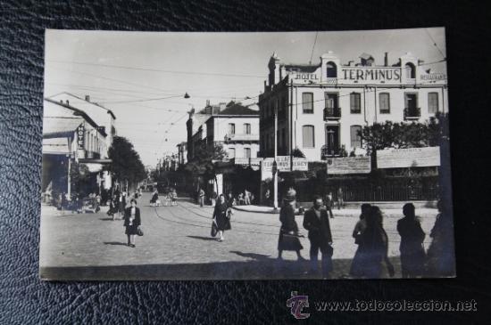 Postales: Postal de Perpi&ntilde;&aacute;n - Place de la Gare. Avenue du General de Gaulle, fechada 1949