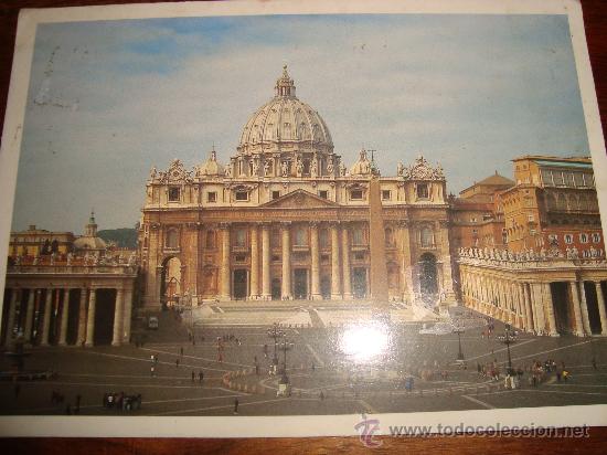 Postales: Roma, piazza san pietro -circulada-. - Foto 1