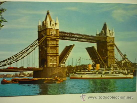 Cartoline: POSTAL LONDRES BARCO PUENTE