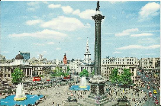 Postales: POSTAL: TRAFALGAR SQUARE, LONDRES. - Foto 1
