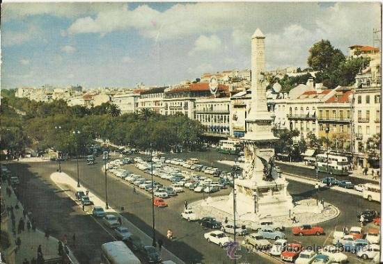 Postales: POSTAL: LISBOA - PRA&Ccedil;A DOS RESTAURADORES. - Foto 1