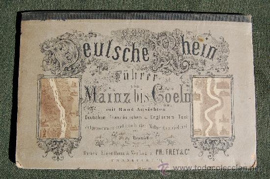 Postales: DER DEUTSCHE RHEIN, INTERERANTES POSTALES DEL RECORRIDO DEL RIN ALEMANIA DESPLEGABLES