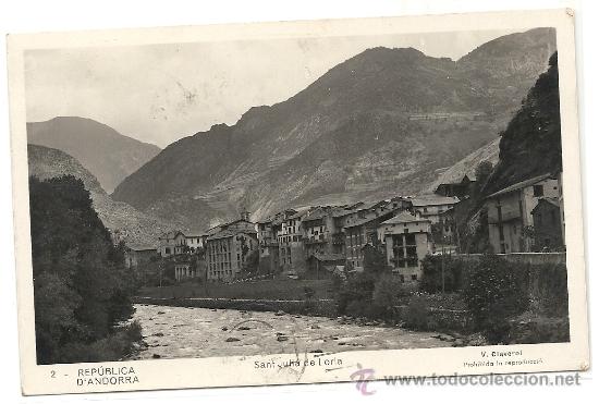 Postcards: ANDORRA, REPUBLICA, SANT JULIA DE LOIRA, V. CLAVEROL n&ordm; 2