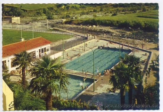 Postales: POSTAL PRATS DE MOLL&Oacute; (FRANCIA) - LA PISCINE AU BORD DU TECH