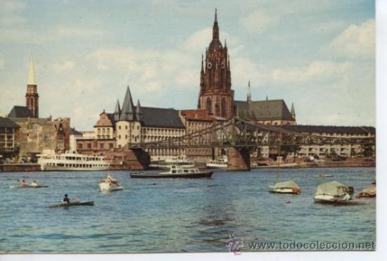 Postales: FRANKFURT. MAINUFER. EISEMER-STEG. - Foto 1