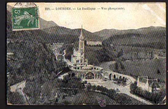 Postales: Lourdes. Circulada . - Foto 1