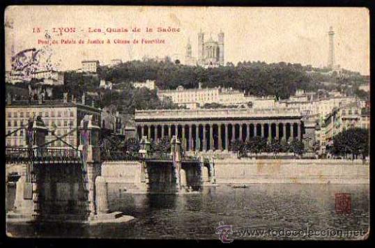 Postales: Lyon. Circulada 1906 . - Foto 1