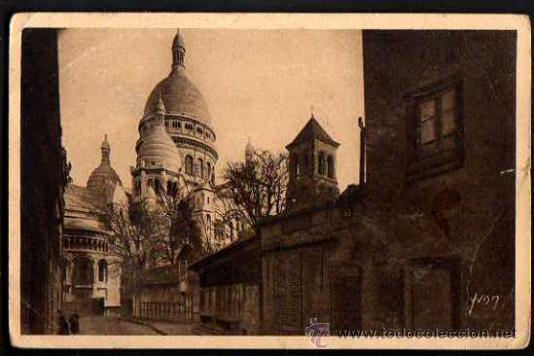 Postales: Paris. Circulada 1929. - Foto 1
