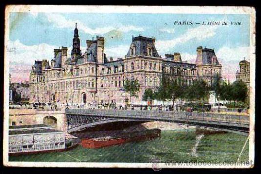 Postales: Paris. Circulada 1907. Esquina doblada. - Foto 1