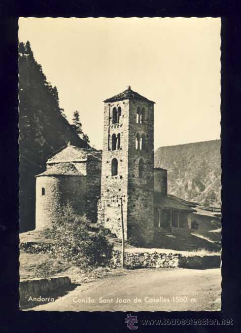 Postales: Postal d' ANDORRA: Sant Joan de Caselles (Pantebre num. 77)
