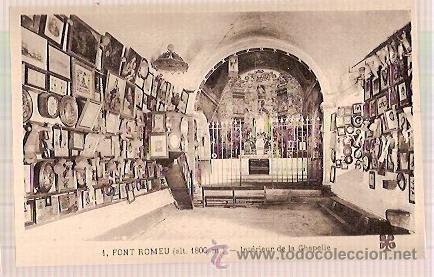 Postais: ANTIGUA POSTAL 1 FONT ROMEU INTERIEUR DE LA CHAPELLE MTIL