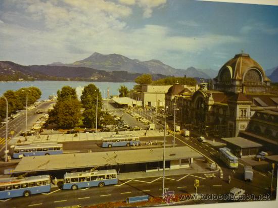 Postais: postal lucerne -plaza estacion