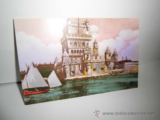 Postales: LISBOA TORRE DE BELEM - Foto 1