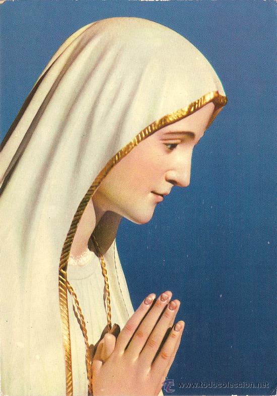 Postales: F&Aacute;TIMA, NUESTRA SE&Ntilde;ORA LA MADONNA - ESCRITA - Foto 1