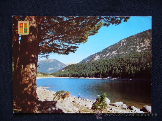 Postais: Postal. Valls d'Andorra. 613. Llac d'Engolasters. Ed. Soberanas.