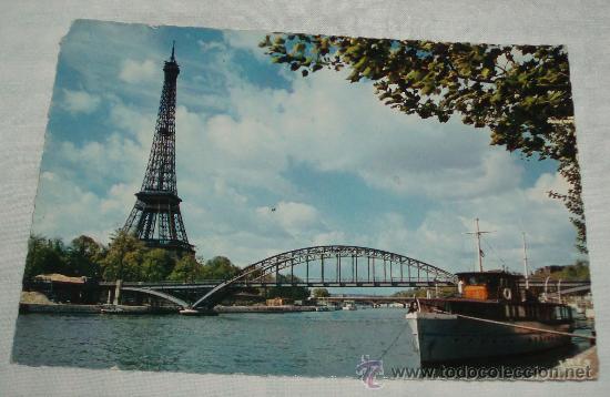 Postales: postal de Paris La tour eiffel - Foto 1