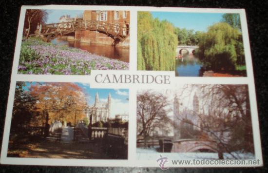 Postales: postal de Cambridge circulada - Foto 1