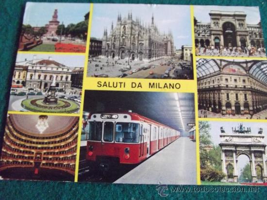 Postcards: ITALIA-V10-NO ESCRITA-MILAN