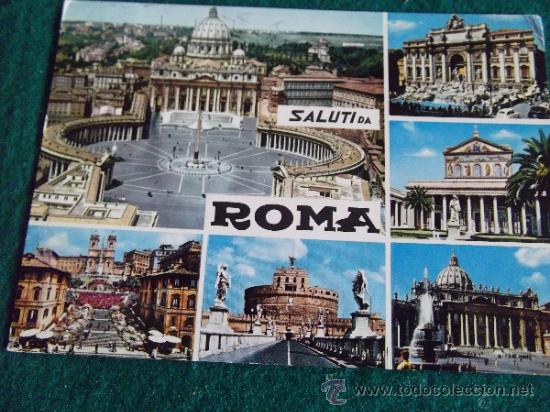 Postcards: ITALIA-V10- ESCRITA-ROMA