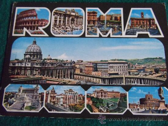 Postcards: ITALIA-V10- ESCRITA-ROMA