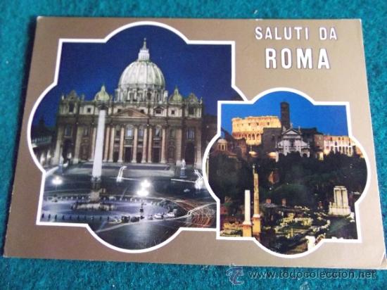 Postcards: ITALIA-V10- ESCRITA-ROMA