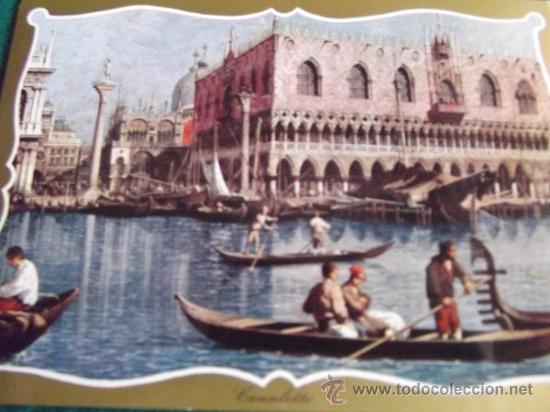 Postcards: ITALIA-V10-NO ESCRITA-VENECIA-ANTONIO CANAL-VEDUTTA DEL BACINO-BRERA-MILANO