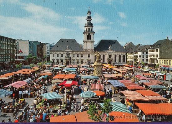 Alemania Mannheim Mercado Mercadillo Ci Buy Old Postcards From Europe At Todocoleccion