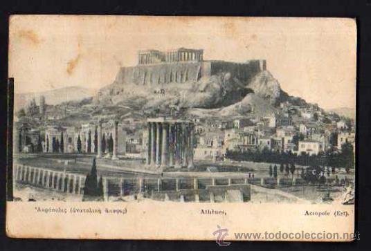 Postales: Atenas. Circulada 1926. - Foto 1