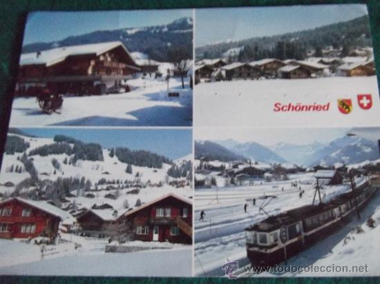 Postkarten: SUIZA-V10- ESCRITA-SCHONRIED