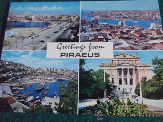 Postcards: GRECIA-V10-NO ESCRITA-PIRAEUS