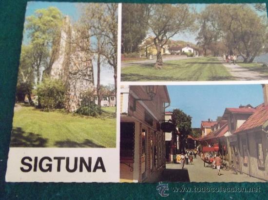 Postkarten: SUECIA-V10-NO ESCRITA-SIGTUNA