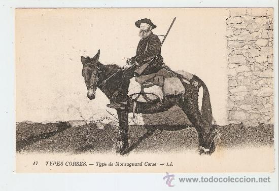 Postales: Type de montagnard Corse