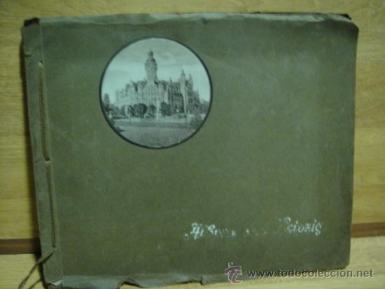 Postkarten: antiguo album con vistas de leipzig - alemania