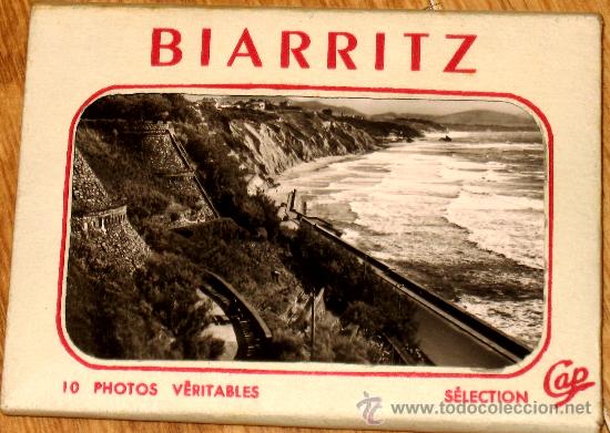 Postales: BLOC 10 POSTALES BLANCO Y NEGRO BIARRITZ CAP - Foto 1