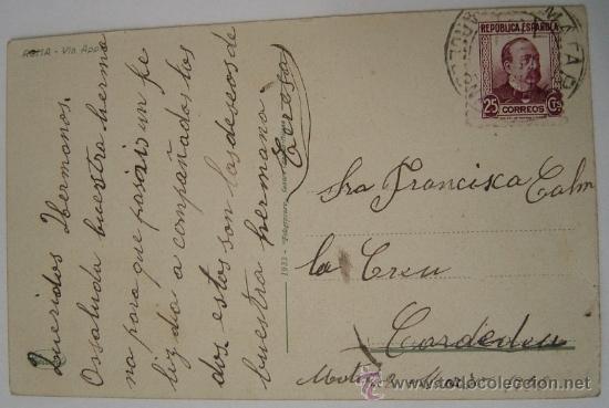 Postales: Postal de Roma, a&ntilde;o 1938 - Foto 2