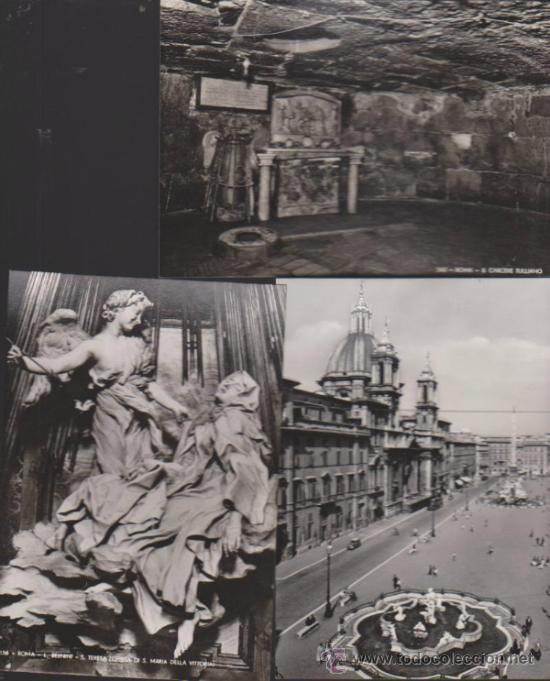 Cartes Postales: Roma.- Lote de 3 postales.