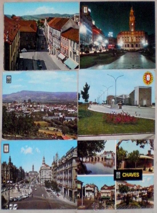 Postales: Lote de 6 postales de Portugal a&ntilde;os 70 dos de Madeira de regalo