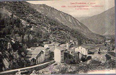 Postkarten: TARJETA POSTAL 1025.- VALL&Eacute;E D'ANDORRE.- LAS ESCALDAS VUE G&Eacute;N&Eacute;RALE