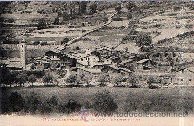 Postais: TARJETA POSTAL 1021 VALL&Eacute;E D'ANDORRE.- ENCAMP- HAMEAU DE L'&Eacute;GLISE