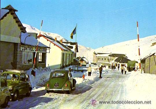 Postales: ANDORRA *Control Aduana PAS DE LA CASA* 1966 - Foto 1