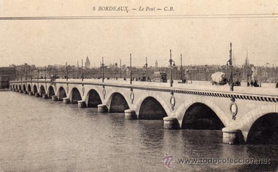 Postales: Burdeos. El Puente. - Foto 1