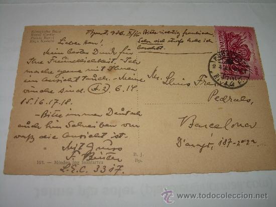 Postales: ANTIGUA POSTAL......BUDAPEST. - Foto 2