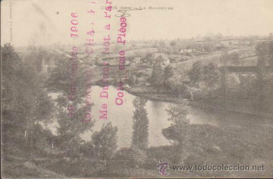 Cartoline: Cluis.- La Bouzanne.  Franqueado en 1905.