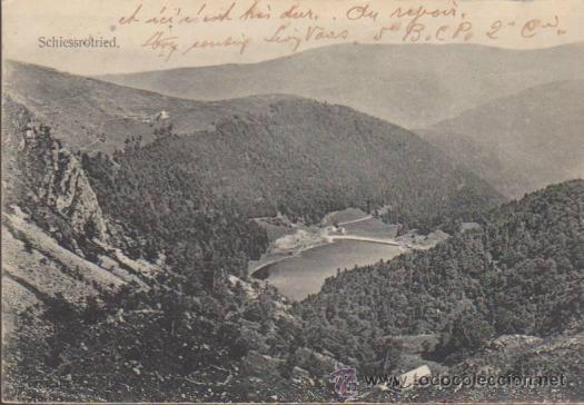 Cartoline: Schiessrotried.- Franqueado en Miremont en 1913.